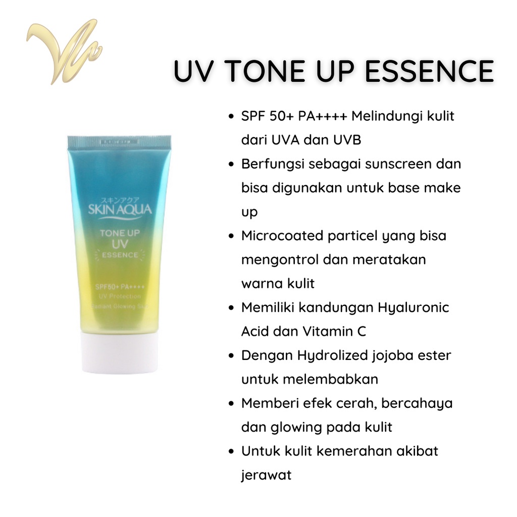 SKIN AQUA Tone Up UV Essence- UV Moisture Milk SPF 50+ PA+++ 40g Moist Gel SPF 30 (VHI)