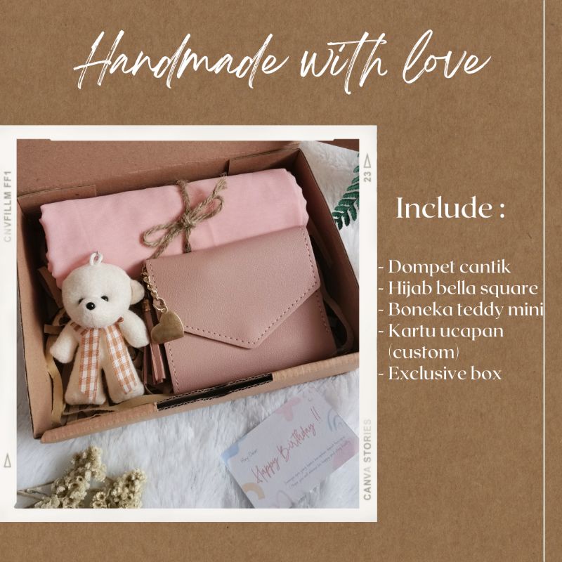GIFT BOX Hijab / Hampers Hijab / Kado Ulang Tahun Cewek Murah / Kado Graduation / Kado Wisuda / Kado