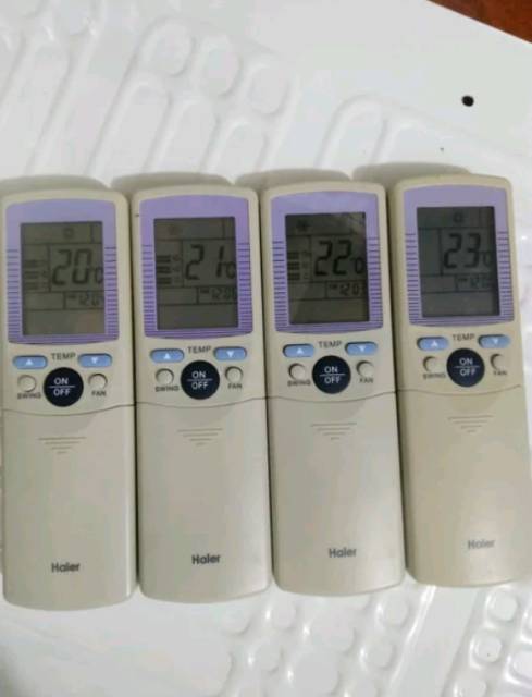 Remote AC Haier Slide