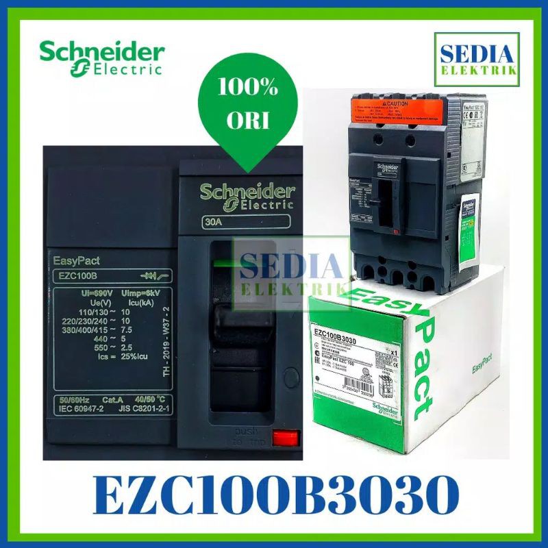 SCHNEIDER EZC100B3030 30AMP 3PHASE