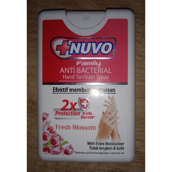 Nuvo Hand Sanitizer Pocket Spray 18 mL