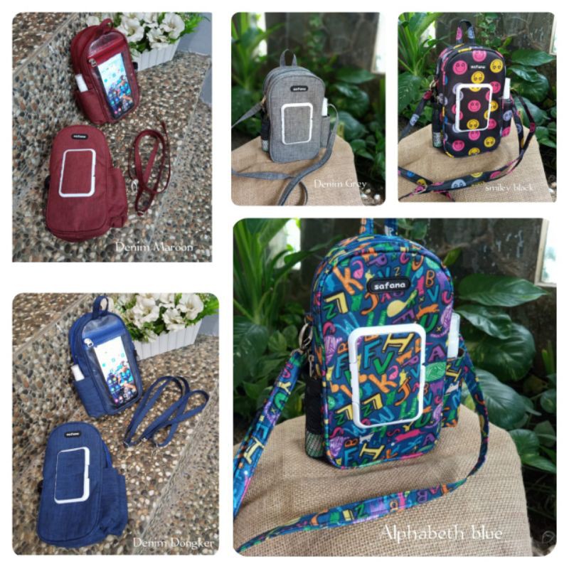 Tas Slempang Wanita Phonecase Tas New Normal 6 in 1