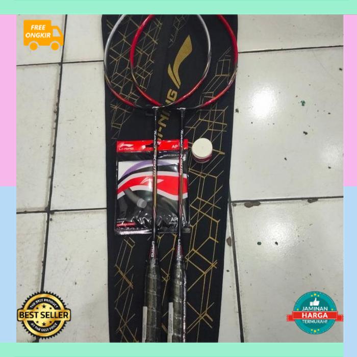 Paket Komplit Raket Sesuai Gambar RAKET BADMINTON LI-NING TURBO X50 G4 ORIGINAL COD