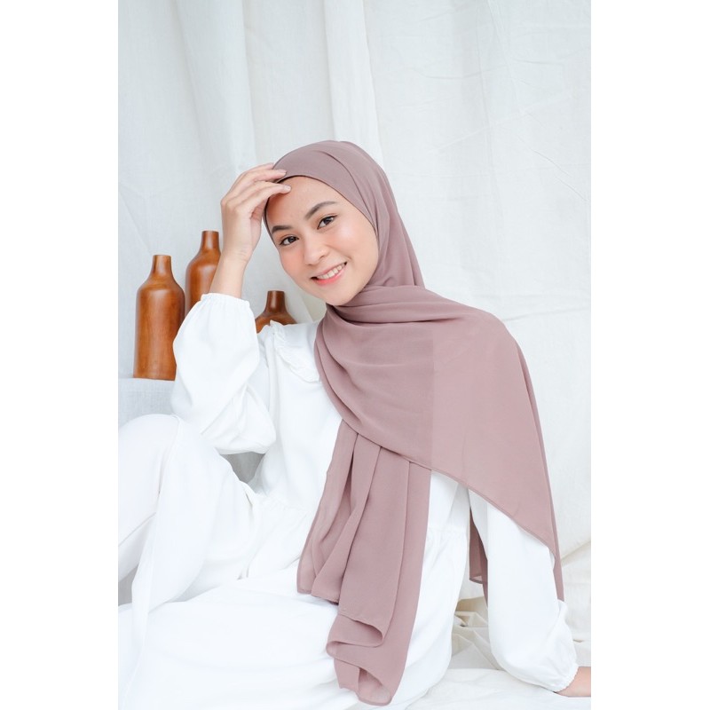 by Choco - Babydoll Shawl - Pashmina Ceruty Premium - Pasmina Panjang