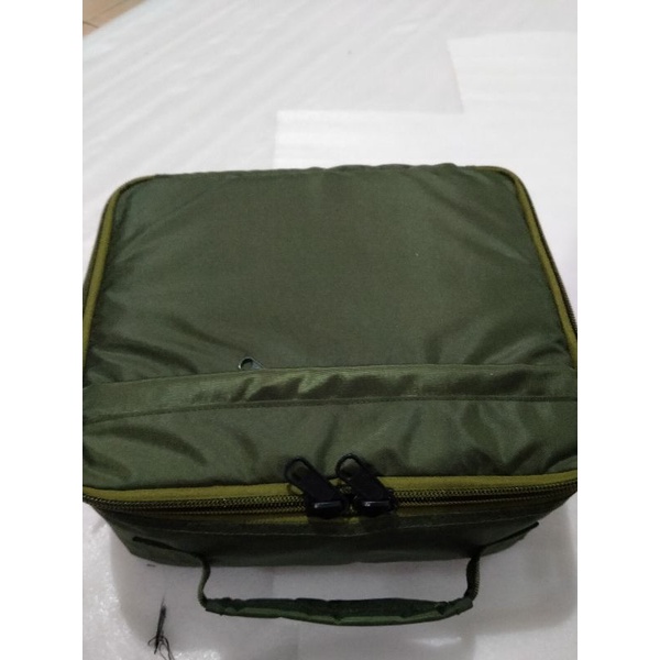 fishing bag Tas  Reel Pancing Kapasitas Besar Tas Pancing Laut Hijau Army