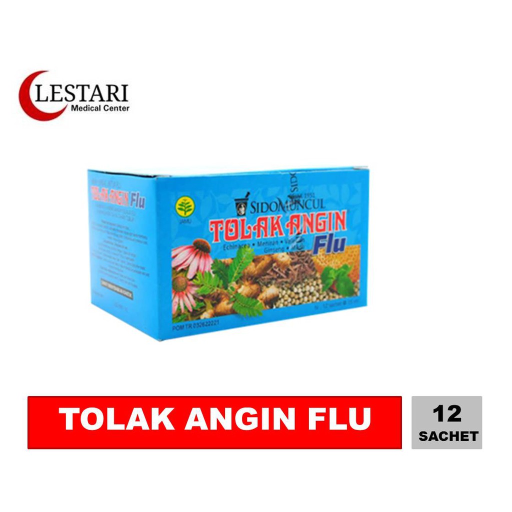 

Tolak Angin Flu 1 Box Isi 12 Sachet Sirup Herbal Flu