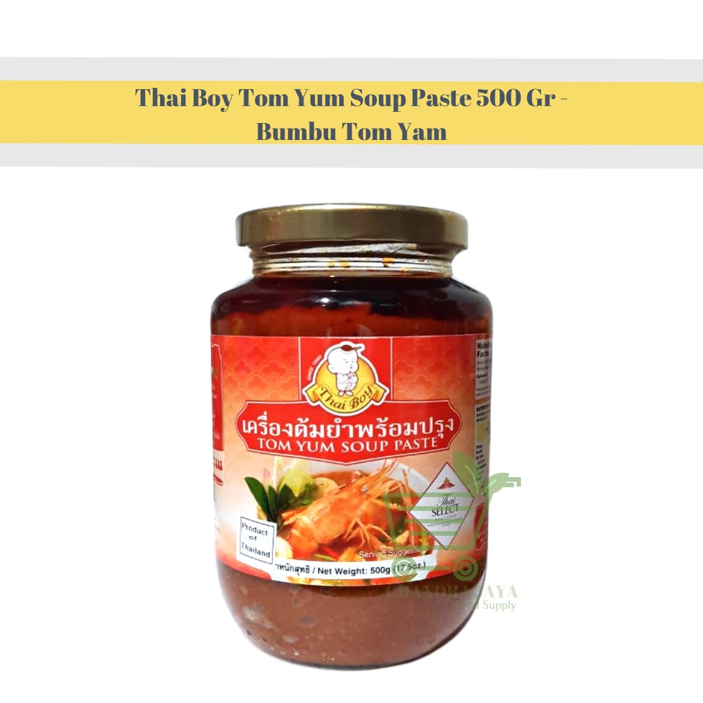 

Thai Boy Tom Yum Soup Paste 500 Gr - Bumbu Tom Yam