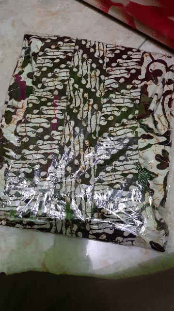 Couple Blus Batik Peplum Wahyu Sogan Sarimbit Atasan Batik Modern Casual Kerja Seragam Kantor