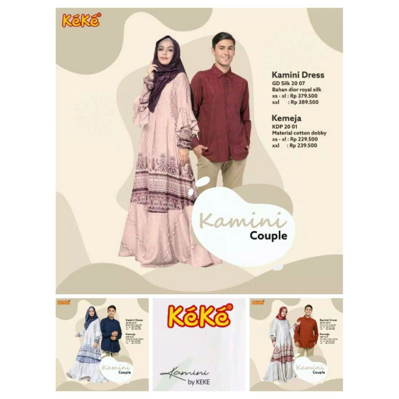 KEKE KAMINI COUPLE SERIES (GD SILK 20 07, KDP 20 01)