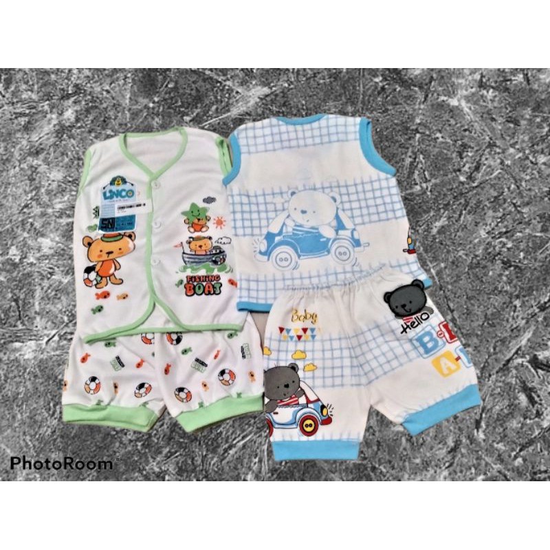 Setelan Kutunh New Born Linco / Baju Bayi Anak NB
