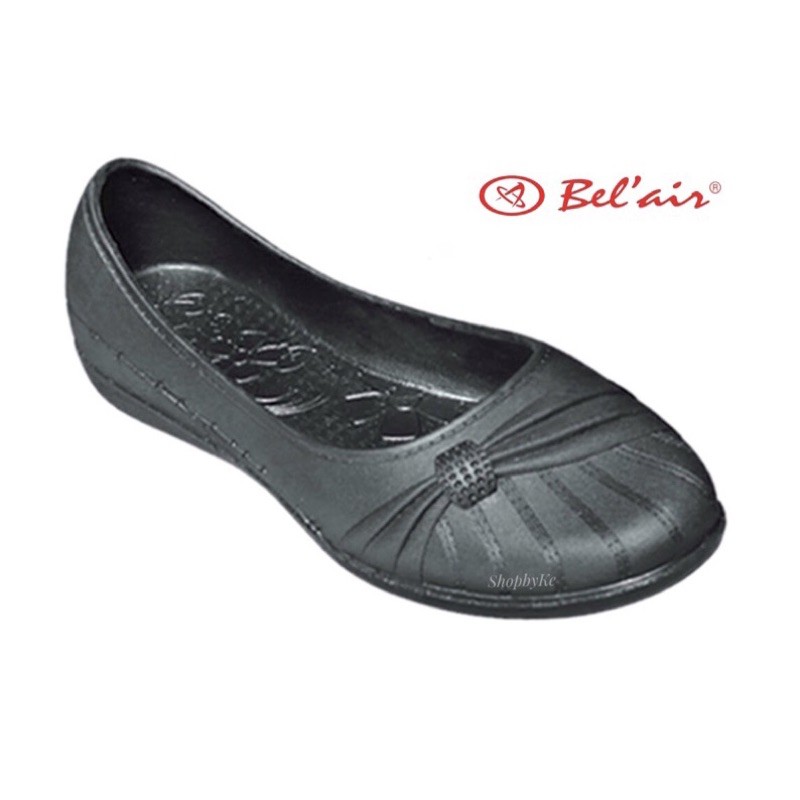 Sepatu Kerja / Sepatu APD / Slip on Wanita Tipe BG - 2010 Warna Hitam merk Bel Air Size 37-40