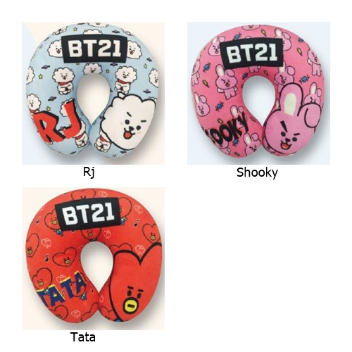 Bantal Leher BTS BT21 UnOfficial, Bahan Yelvo Halus Berkualitas