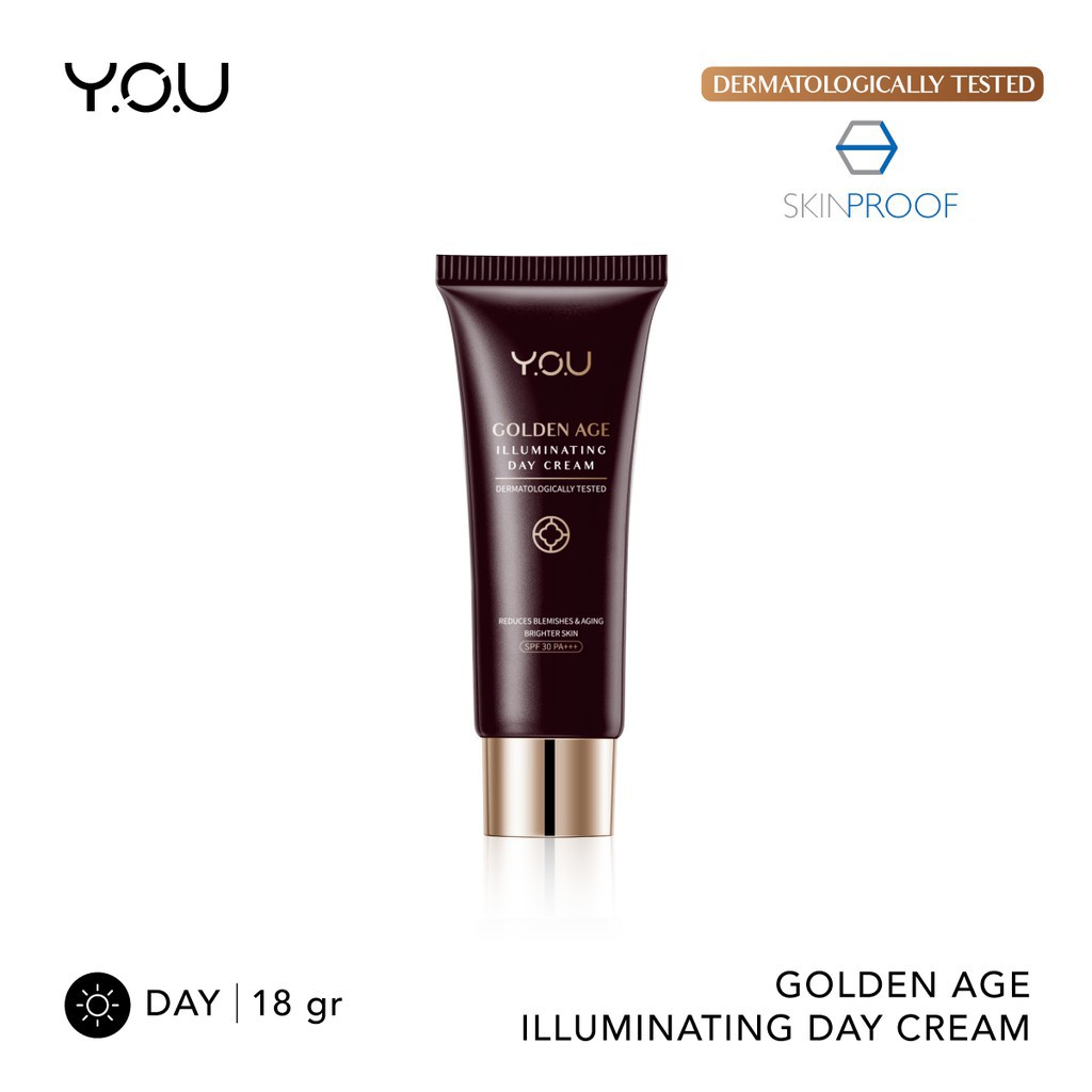 YOU Golden Age Illuminating Day Cream 18g [Total Radical Protection SPF 30 PA+++] / Y.O.U