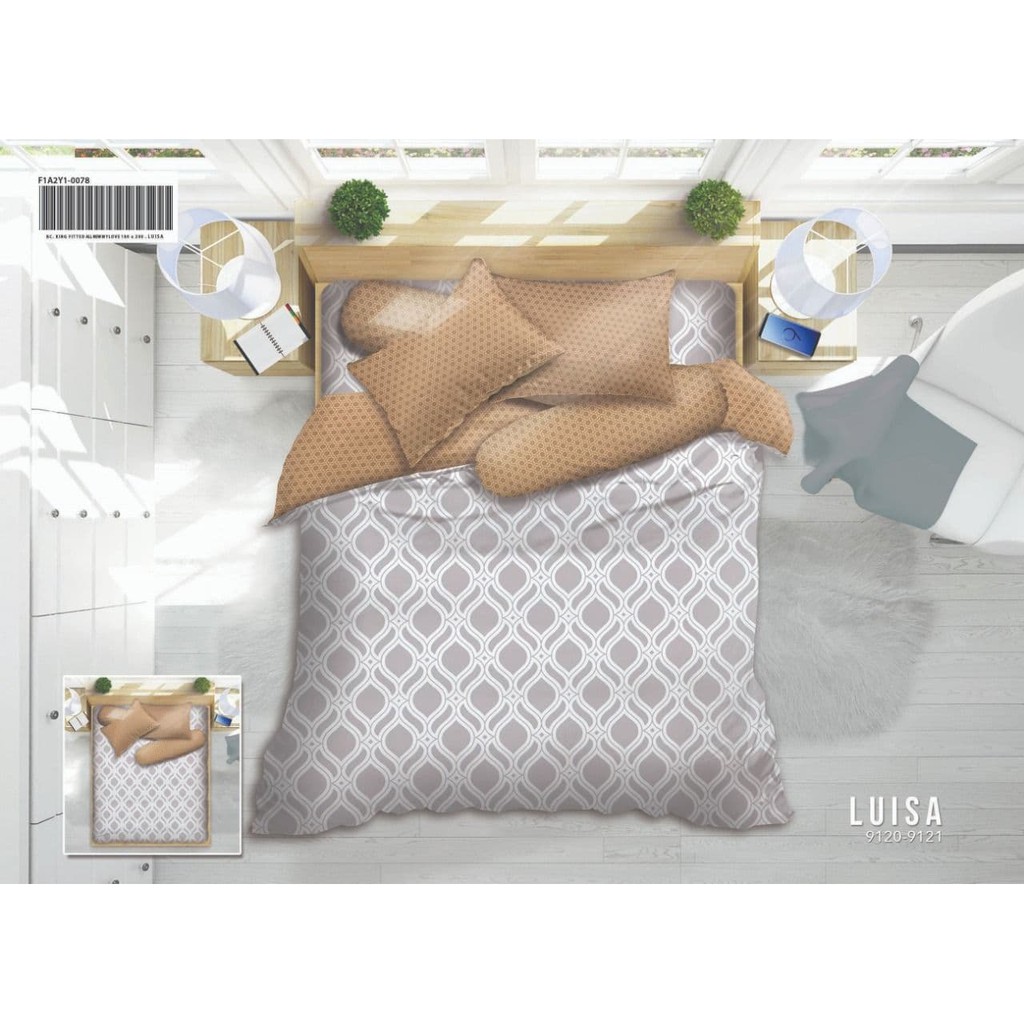 Sprei My Love 180x200 (No.1) tinggi 30 - Luisa