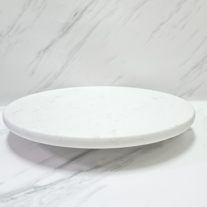 meja putar marble/ Marble cake decor Turntable 25cm / meja putar hias marbel / lazy susan/ meja hias kue