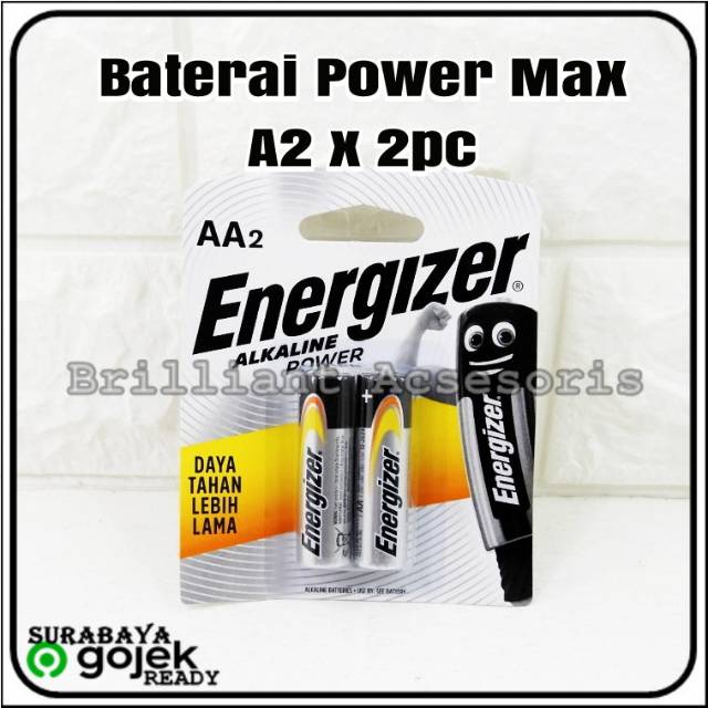 Baterai ENERGIZER Original - A2 AA / A3 AAA