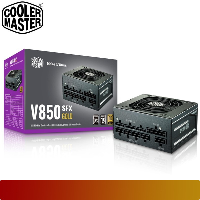Cooler Master V850 SFX 80+ Plus Gold Fully Modular Power Supply