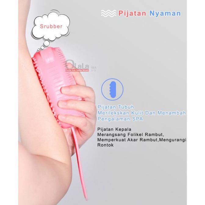 HOT PROMO spon mandi anti daki rubber karet bambu exfloating .