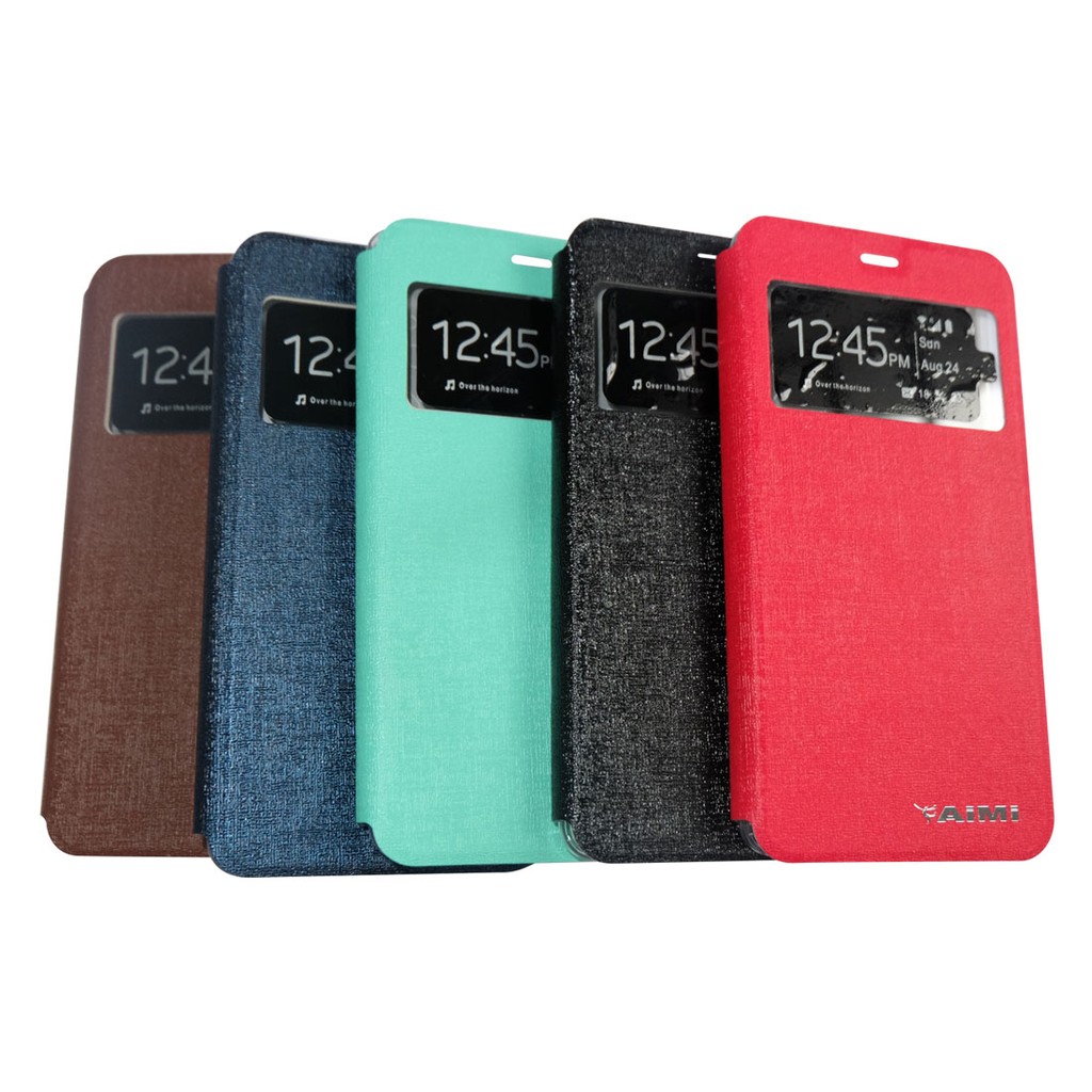 AIMI Ume Sarung Oppo R7 / Flip Cover / Leather Case / Flipshell