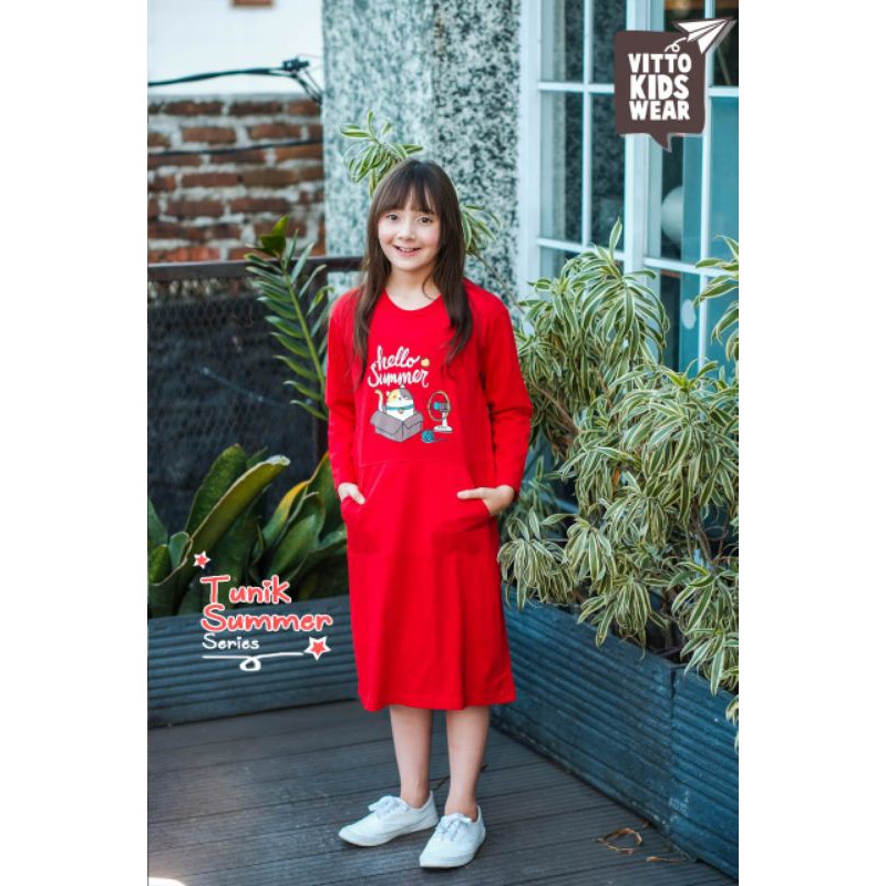 TUNIK ANAK/TUNIK SUMMER/TUNIK VITTO/TUNIK REMAJA/TUNIK ANAK SD/GROSIR TUNIK ANAK