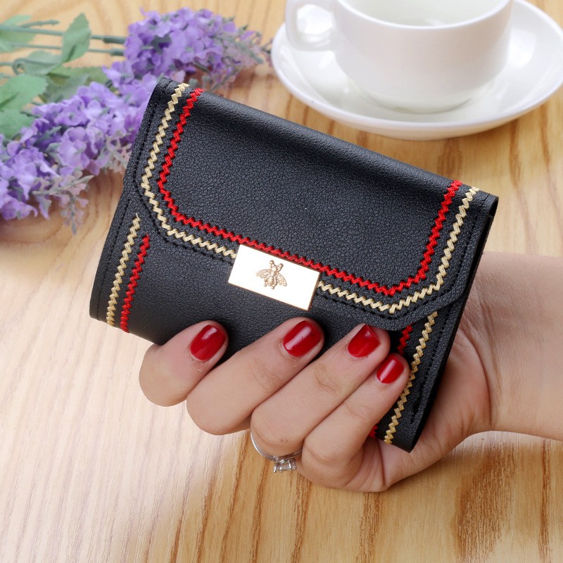 (COD) Dompet Wanita Dompet Import Murah Dompet Lipat Cantik Women Fashion C7