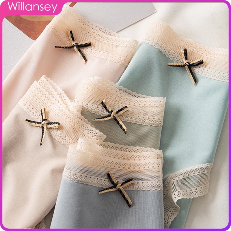 Jepang Celana Dalam Wanita  renda ultra-tipis sutra es CD Cewek seksi Seamless Panties Impor Women's