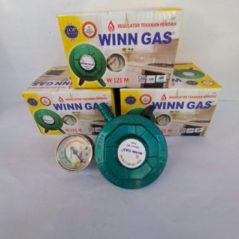 REGULATOR WINN GAS W 121 METER BER SNI REGULATOR ANTI BOCOR