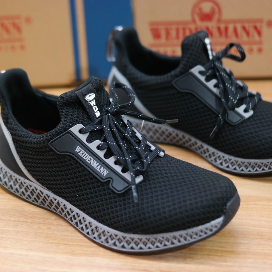 Sepatu casual pria weidenmann wolvo 01 black.original weidenmann