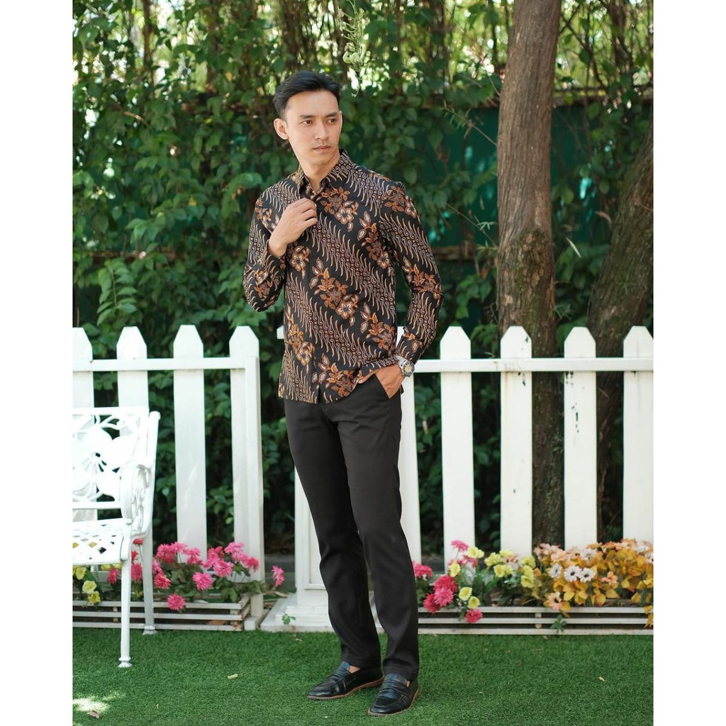 KHANSABATIK TERBARU READY JUMBO KEMEMA BATIK PRIA PREMIUM LENGAN PANJANG BATIK REAL MORIF TRADISIONAL SOLO PEKALONGAN BAJU SARIMBIT KONDANGAN FORLMAL DISTRO KEMAJA KANTOR KATUN PRIMISIMA PREMIUM