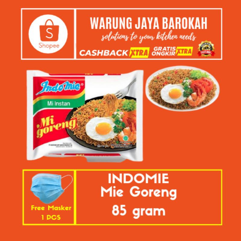 

MIE GORENG INDOMIE/INDOFOOD/MIE INSTAN/MAKANAN/GORENG/HEMAT/MURAH/GROSIR/POKOK