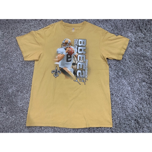 Baju Kaos Tshirt NFL Drew Brees Quarterback America football Vintage Original