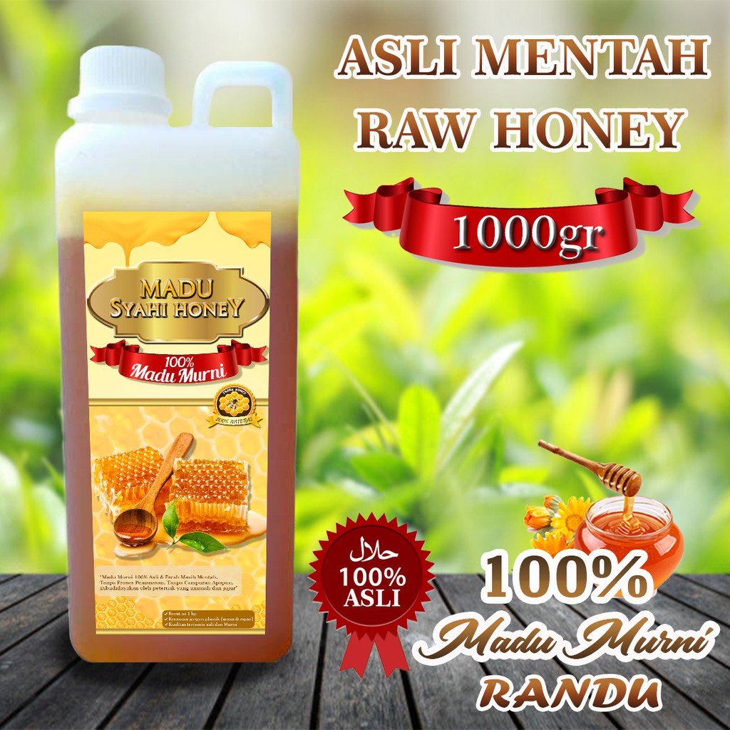 

MADU SYAHI HONEY MURNI NEKTAR RANDU | MADU RANDU | MADU 1000ml