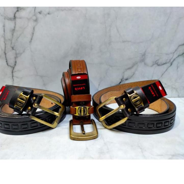 ۝ PROMO SABUK KULIT ASLI MAGETAN 100%/IKAT PINGGANG PRIA ASLI KULIT 100% ♧