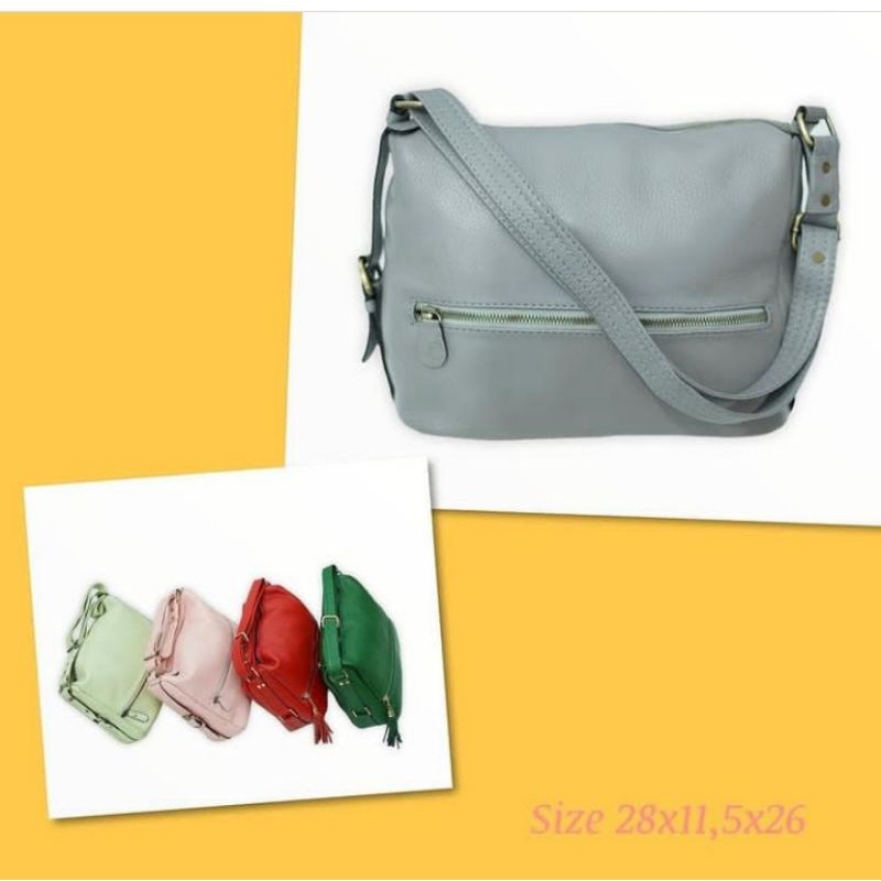 Tas wanita kulit ori asli buatan garut