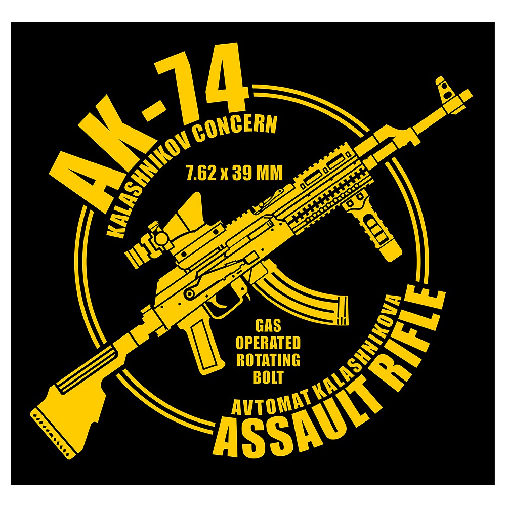 

Avtomat Kalashnikov 74 series 1 Double Lines Cutting Sticker