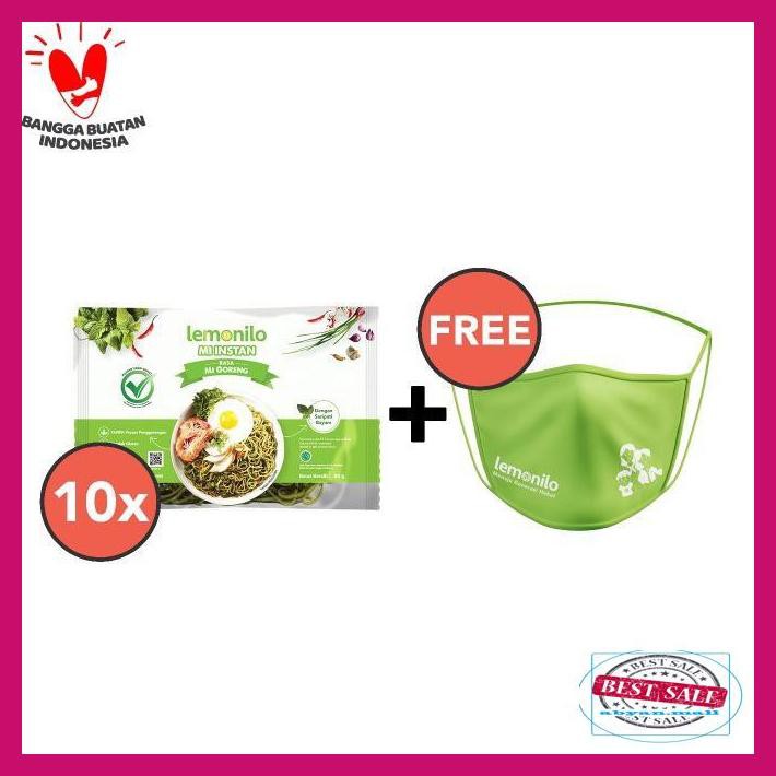 

68Ty8Yg- Buy 10 Lemonilo Mi Instan Rasa Mi Goreng Free Masker Kain 7Rtyr67-