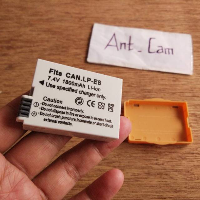 baterai batre battery kamera dslr canon lp e8 550d 600d 650d 700d kiss x4 x5 x7i rebel t2i t3i