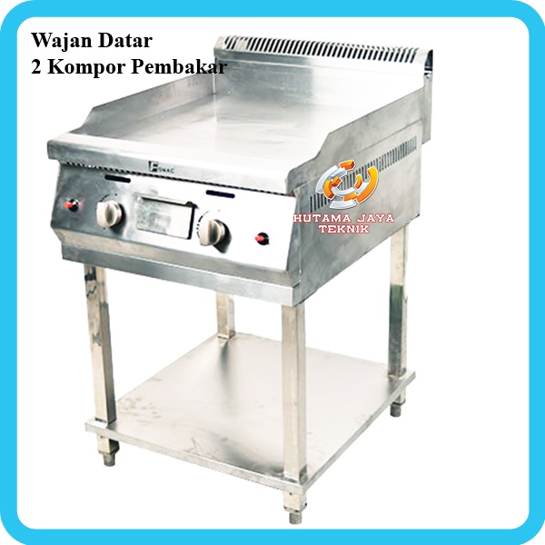 Fomac GRL-G600CS Wajan Datar Flat Burger Roti Bakar Gas griddle with stand