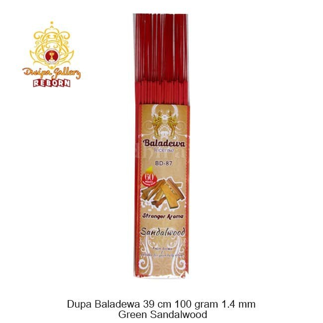 Dupa/ Hio Wangi Harum Baladewa 39 cm 100 gram 1.4 mm Cendana merah