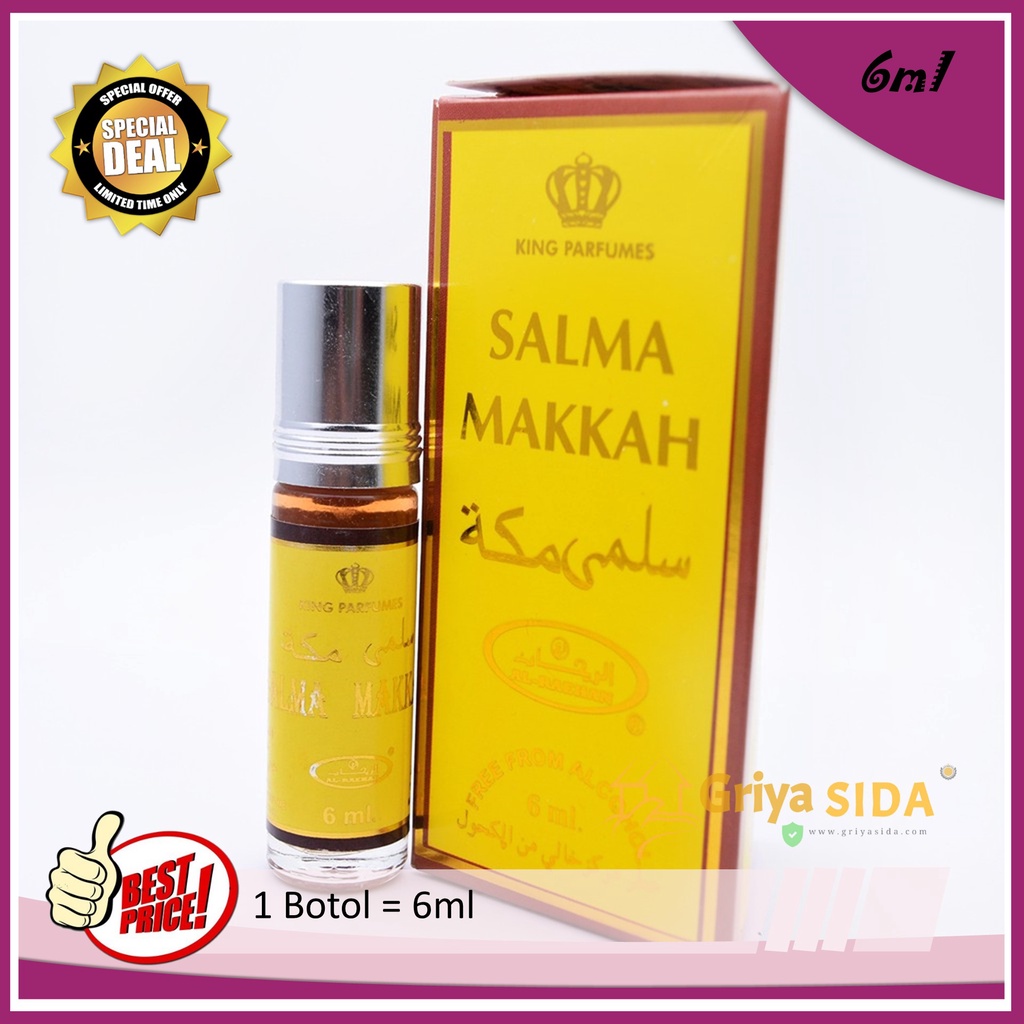 Parfum Salma makkah 6ml alraehan aroma SALMA al raehan mirip al rehab parfum Harga grosir PROMO!!