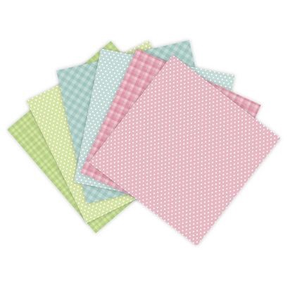 Scrapbooking Patterned Paper 6&quot;x6&quot; - Spring Color (24 sheets)