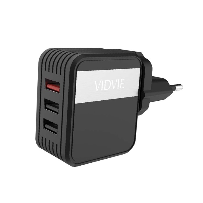 VIDVIE 3Port USB Charger PLE205Q Qualcomm Quickcharge - Charger Travel