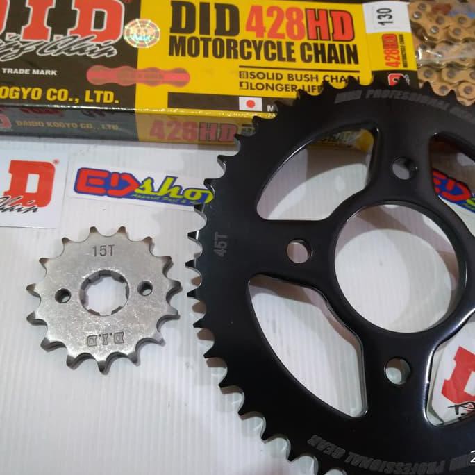 Gear 1Set 428 Did Hd Cbr Cb150 Tiger New Cbr150 Facelift K45 Megapro Produk Baru