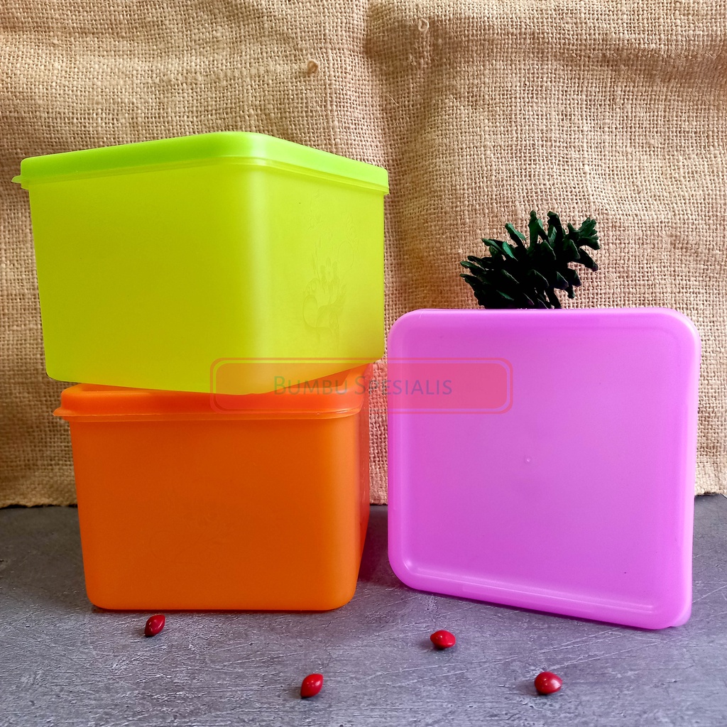 Toples Kotak / Toples Kue / Toples Persegi / Toples Serbaguna / Toples Kerupuk / Tupperware  1 Liter dan 2 Liter