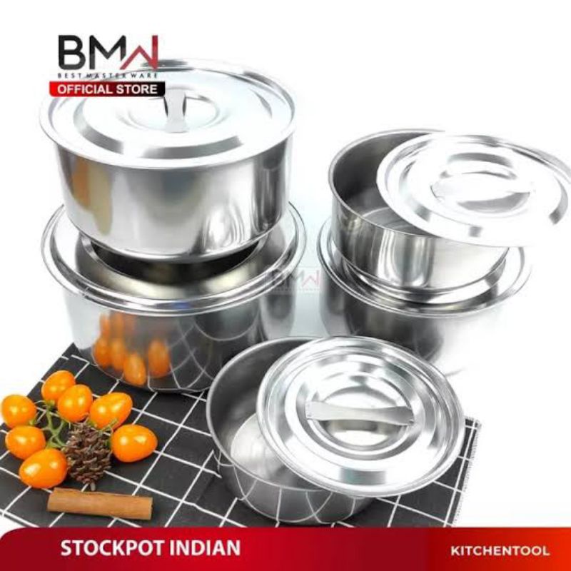 panci set india 5 susun