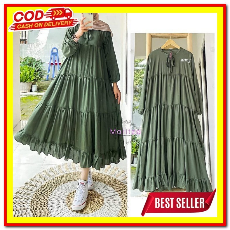 Tunik Jumbo Xl Xxl Xxxl Ld 110 120 Model Sulia Long Midi Tunik Kekinia Raline Midi Dress- Long Tuni