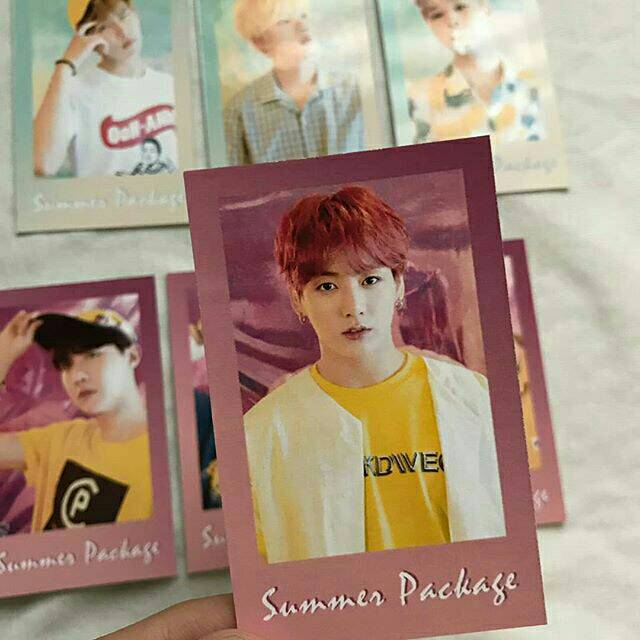 BTS SummerPackage Polaroids