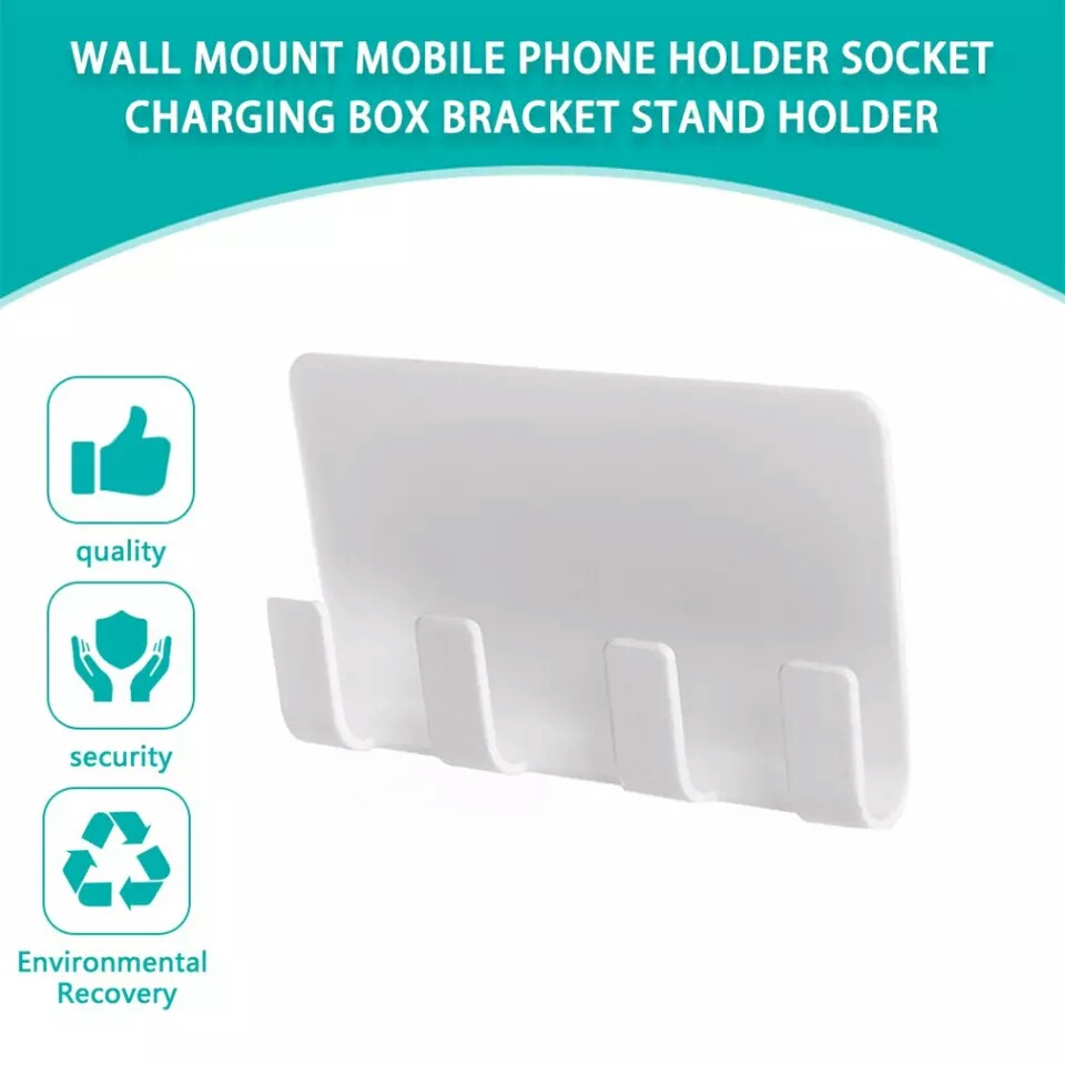 Holder HP tempel dinding Colokan tempel tembok wall phone holder HL01