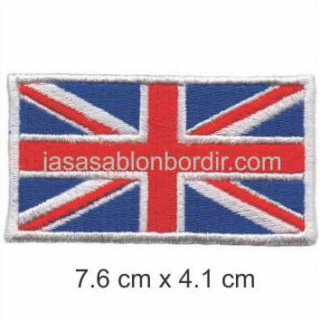 Emblem Bordir Bendera Inggris