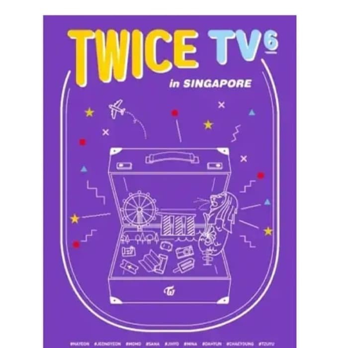 [DVD] TWICE - TWICE TV6 TWICE IN SINGAPORE DVD TV 6